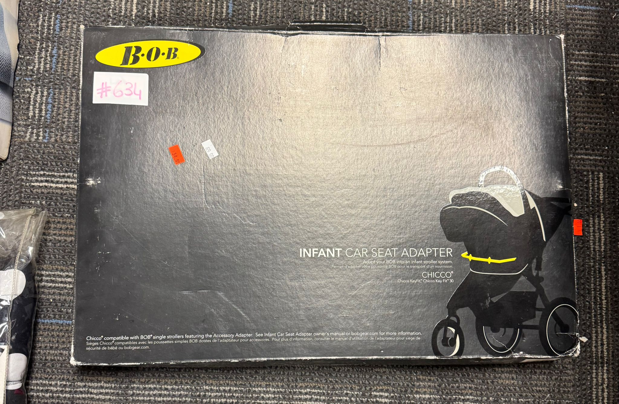 bob infant car seat adapter