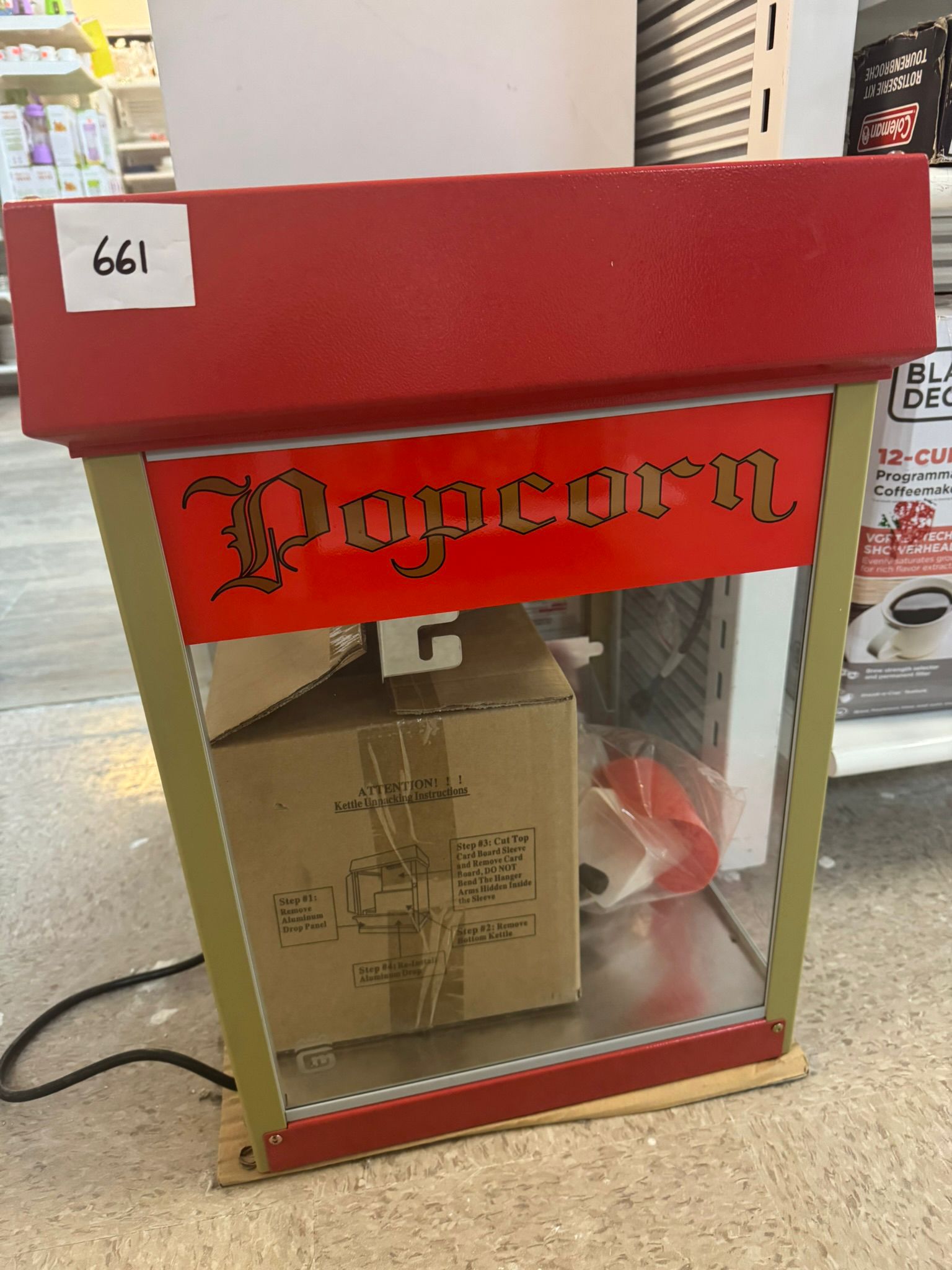 popcorn machine