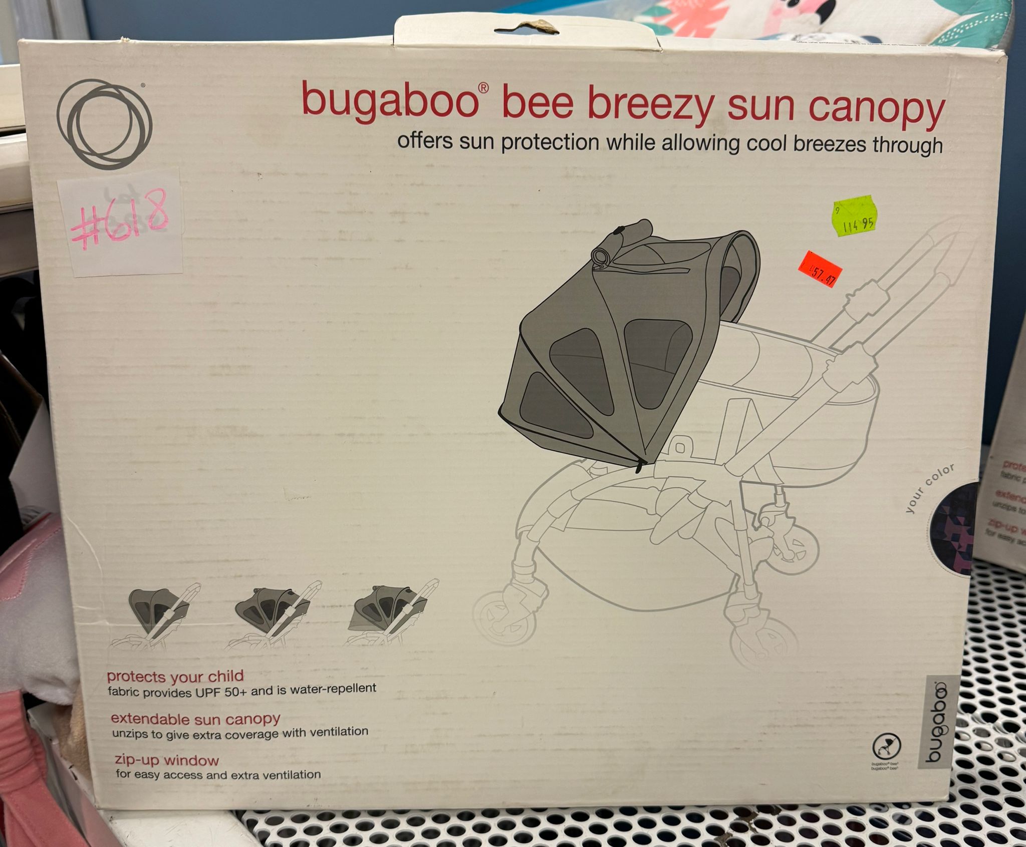 bugaboo bee breezy sun canopy